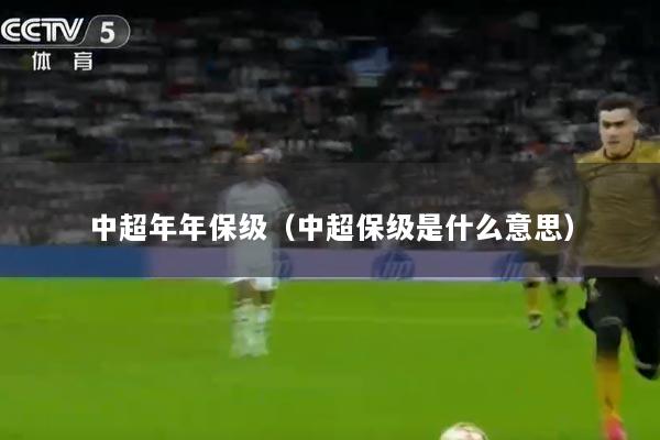 中超年年保级（中超保级是什么意思）